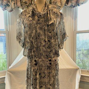 Albert Nipon Vintage Silk Dress with Slip